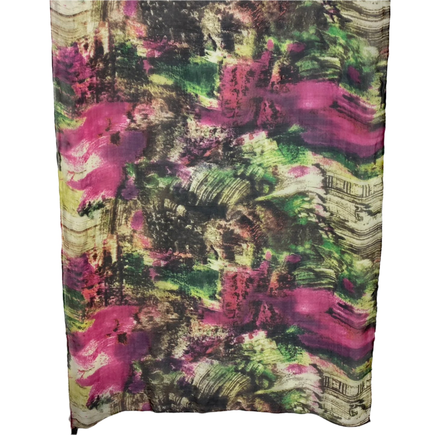 Cocoon House Abstract Art Silk Scarf - Long – 4996