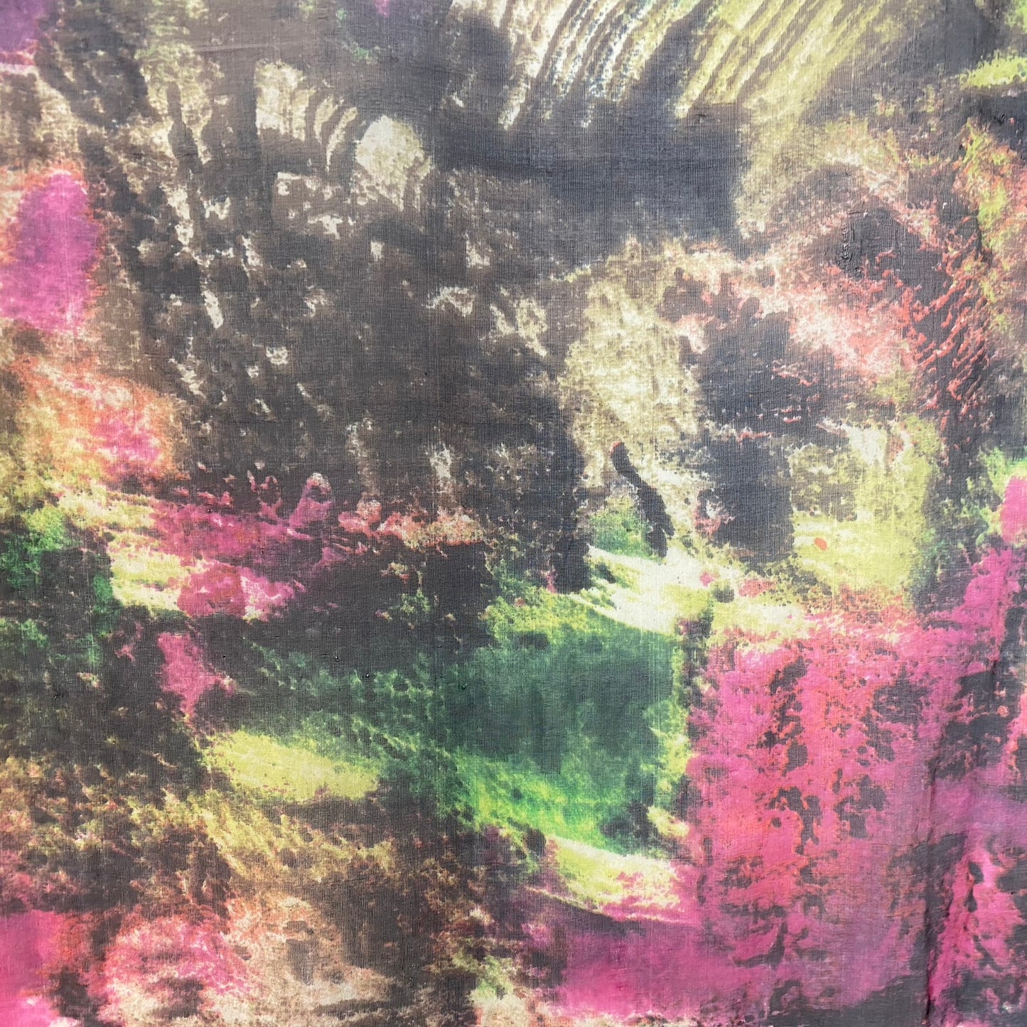 Cocoon House Abstract Art Silk Scarf - Long – 4996