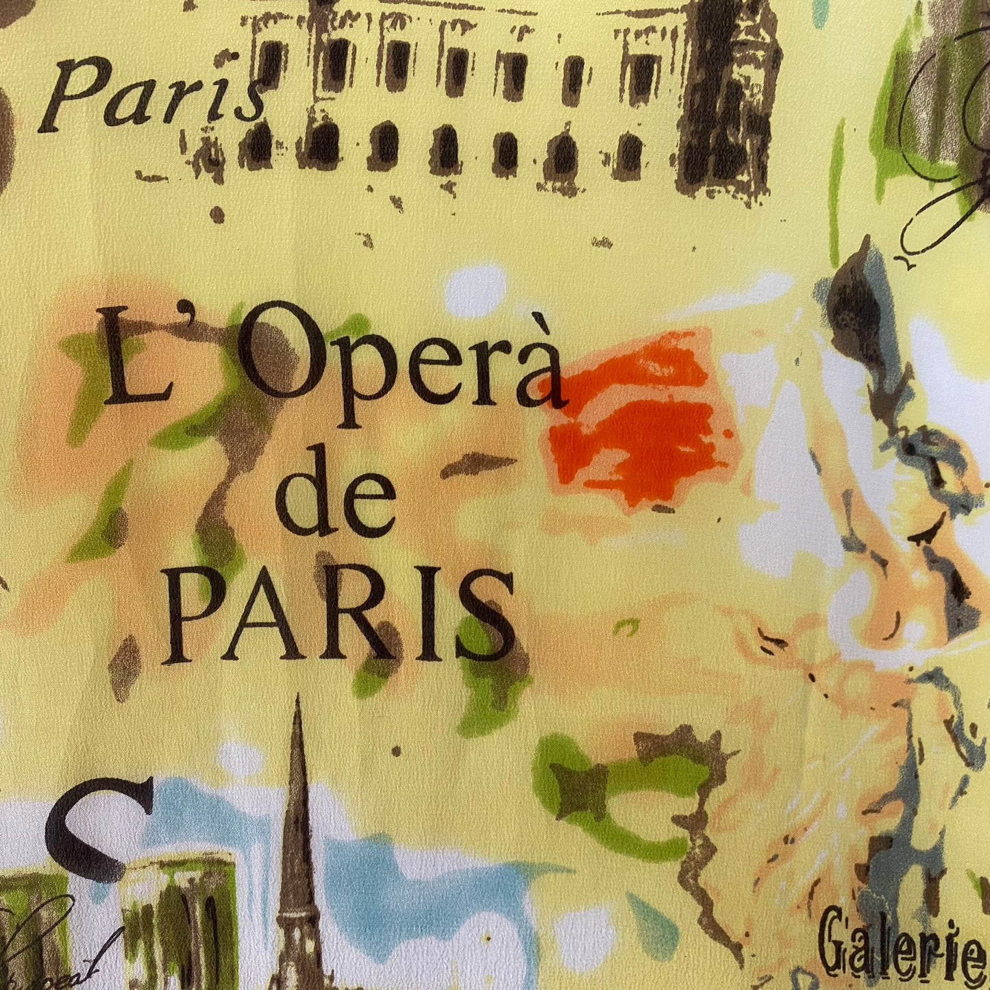 Paris Opera Designer Silk Scarf - Long – 4997
