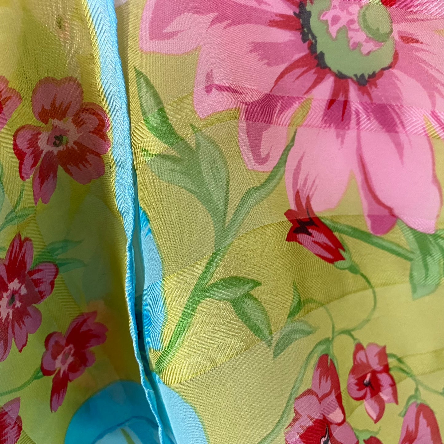 ADRIENNE VITTADINI Silk Scarf - Floral - 11" x 52" Long - 4998