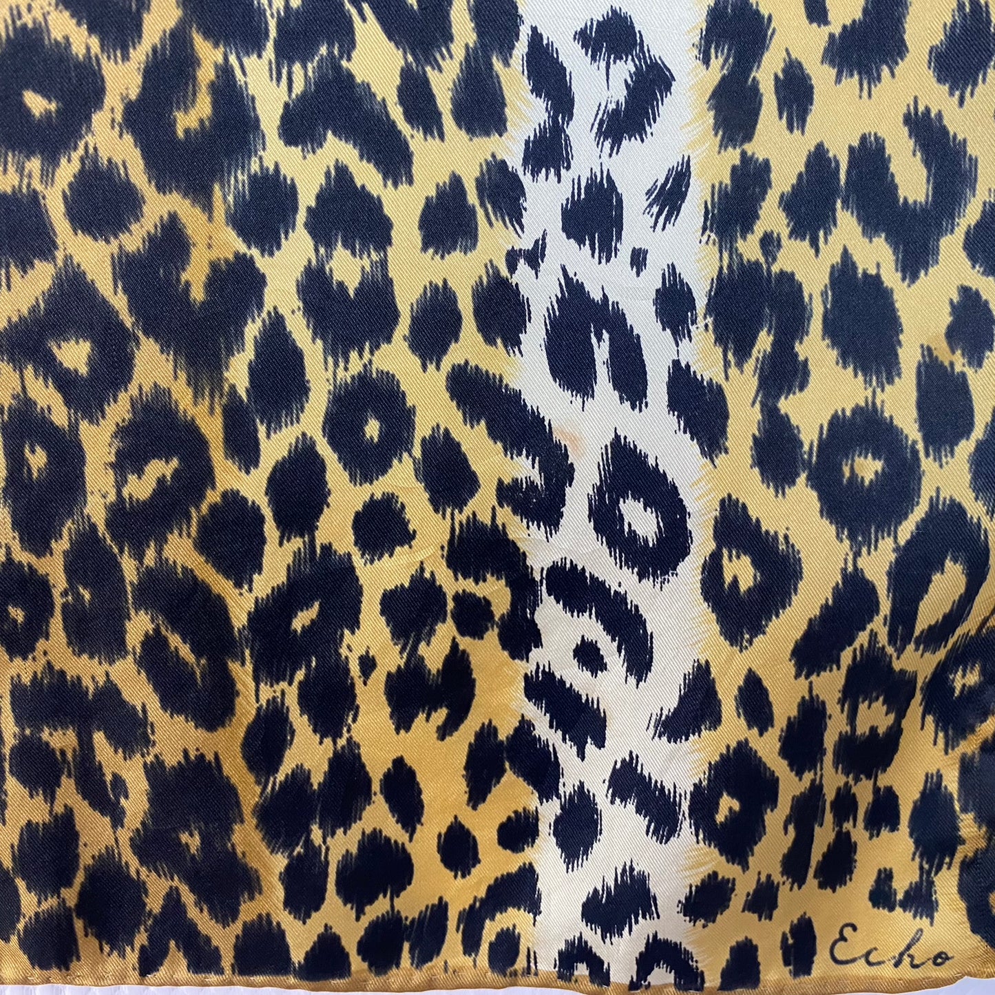 Echo Animal Print Silk Scarf - Long – 5003