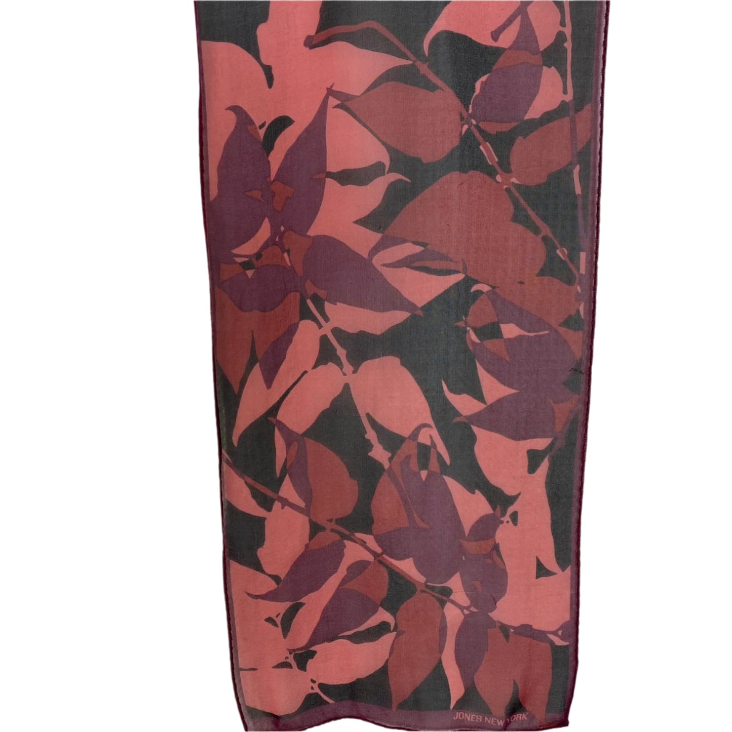 Jones New York Floral Art Silk Scarf - Long – 5006