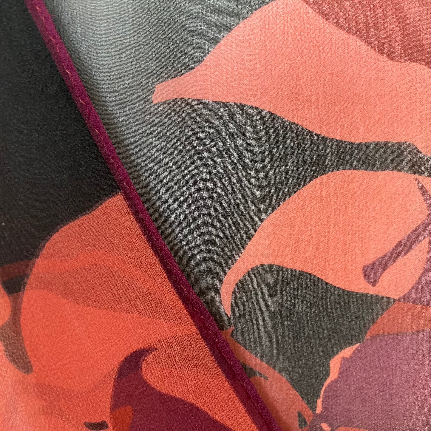 Jones New York Floral Art Silk Scarf - Long – 5006