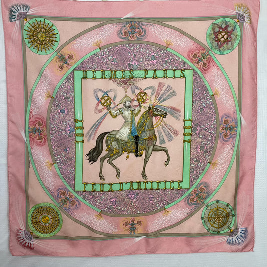 HERMÈS Square Silk Scarf - Feux d'Artifice by Michel Duchêne Square - 5031
