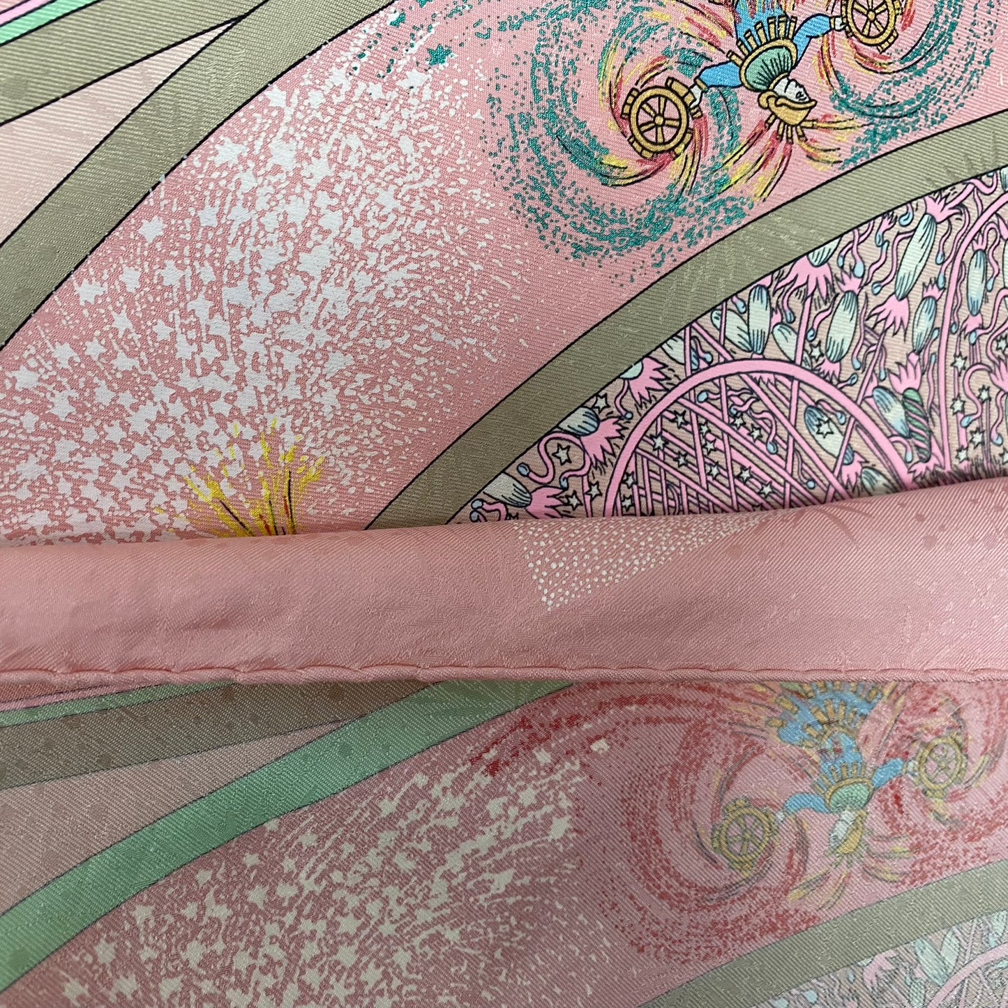 HERMÈS Square Silk Scarf - Feux d'Artifice by Michel Duchêne Square - 5031