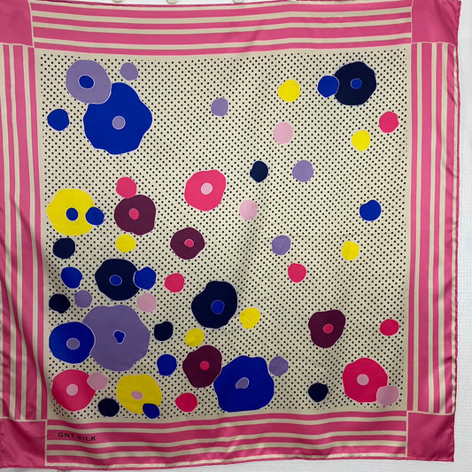 GNT Polka Dot Silk Scarf - Square – 5033