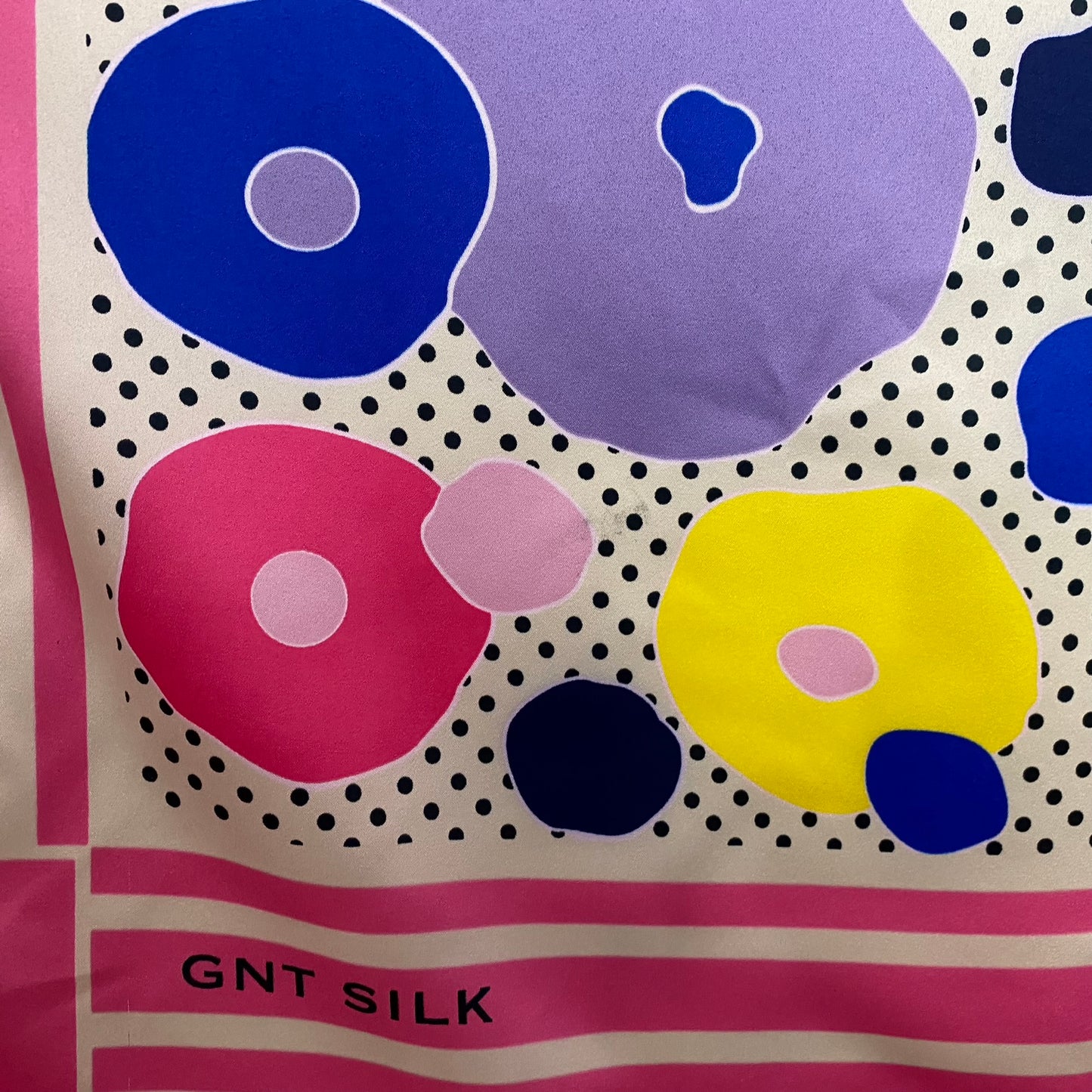 GNT Polka Dot Silk Scarf - Square – 5033