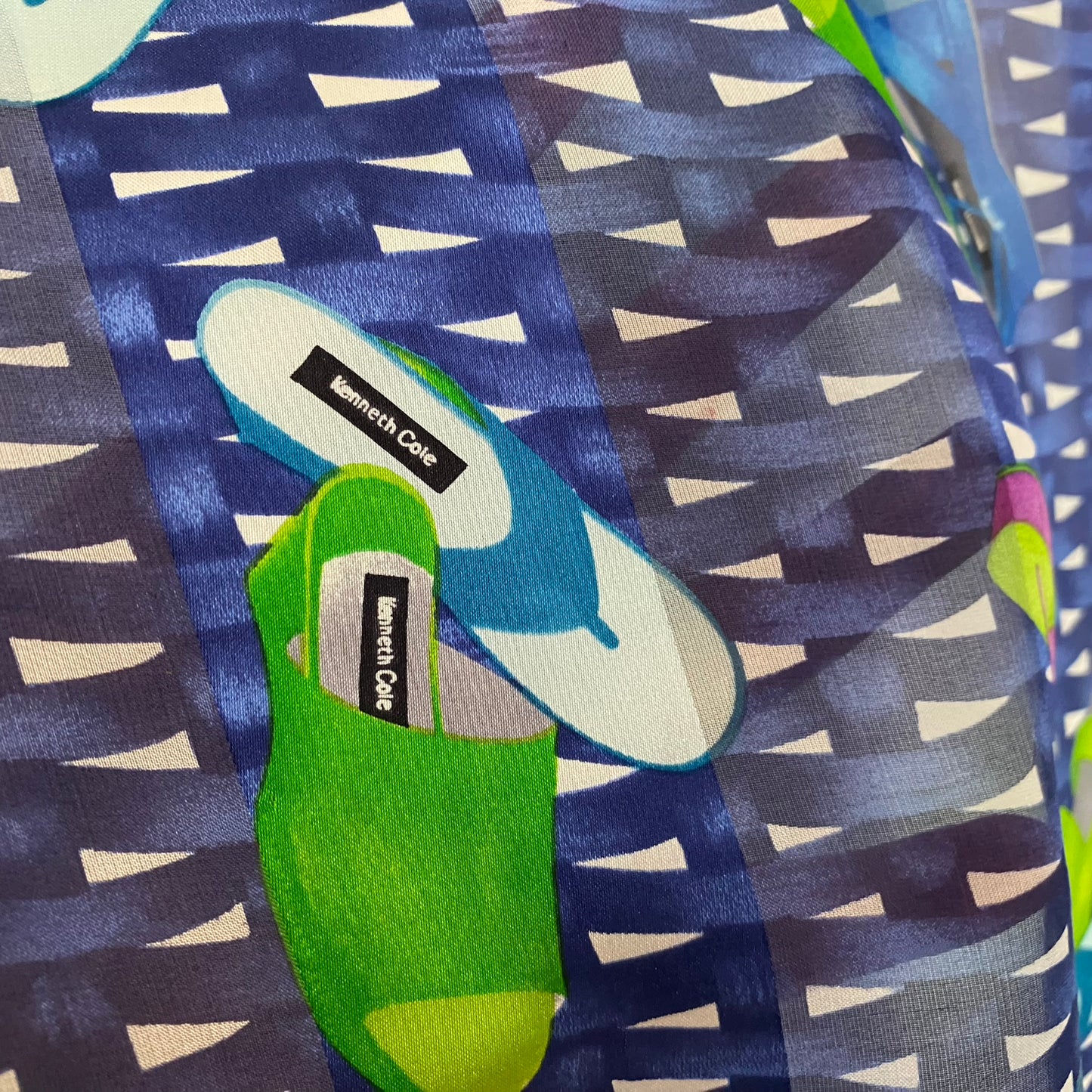 Kenneth Cole Flipflops Silk Scarf - Square – 5050