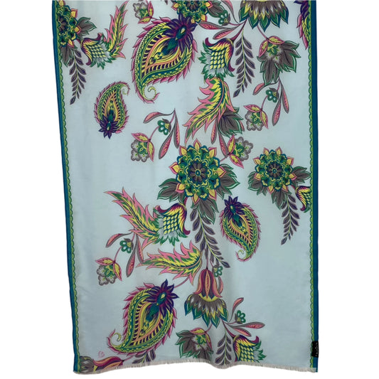 Fraas Floral Silk/Cotton Blend Scarf - Long – 5052