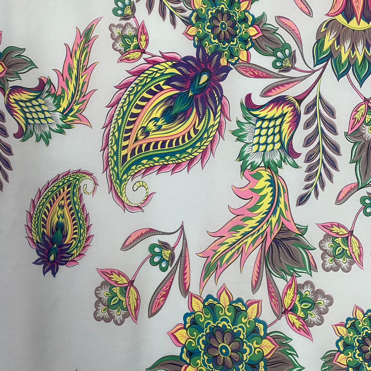 Fraas Floral Silk/Cotton Blend Scarf - Long – 5052