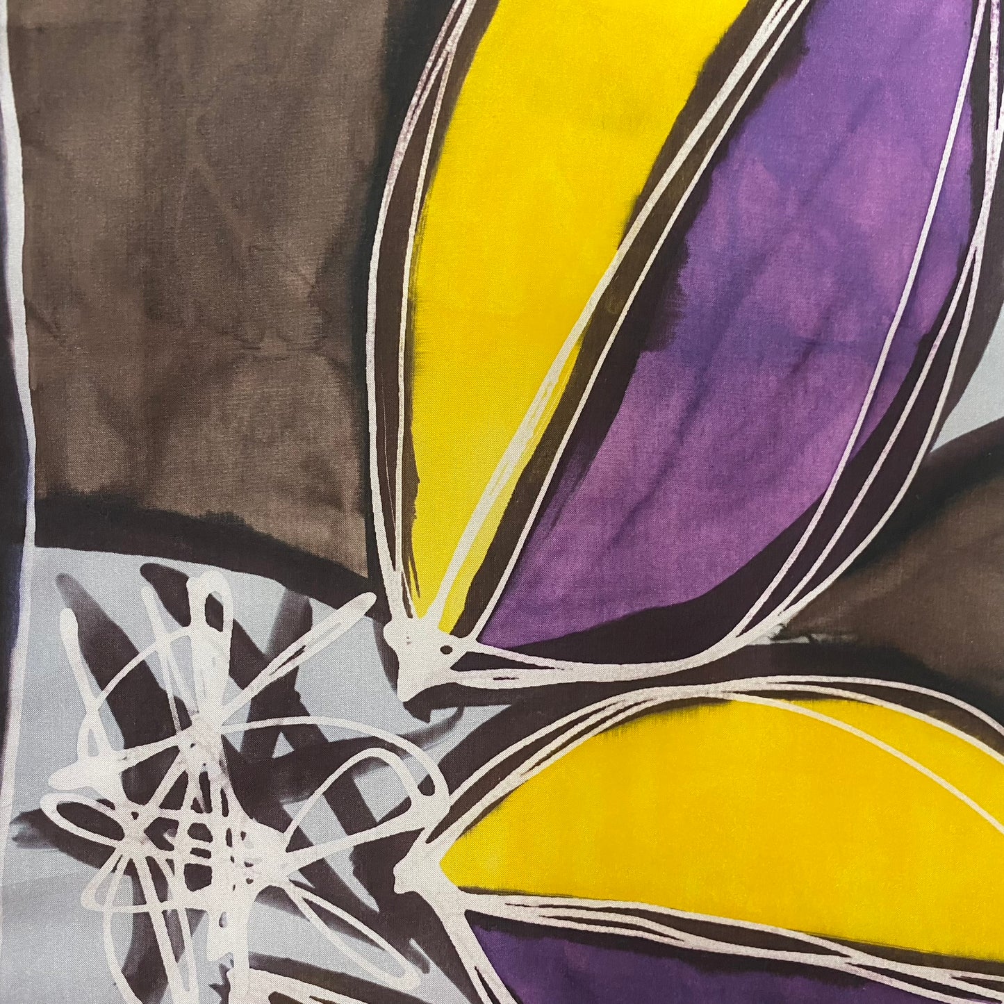 Artist Barb Marla Batik Art Silk Scarf - Long - 5056