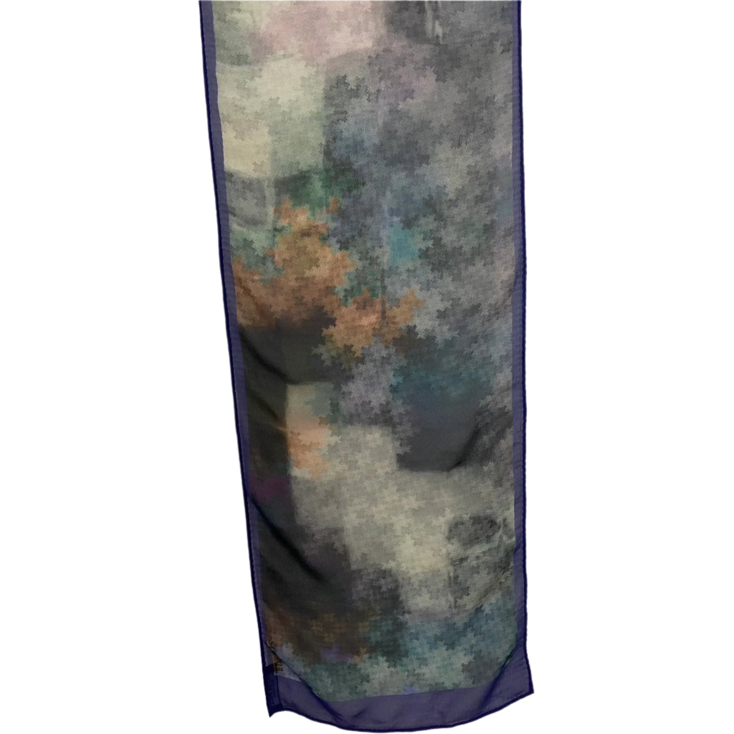 Satya Paul Abstract Art Silk Scarf - Long – 5064