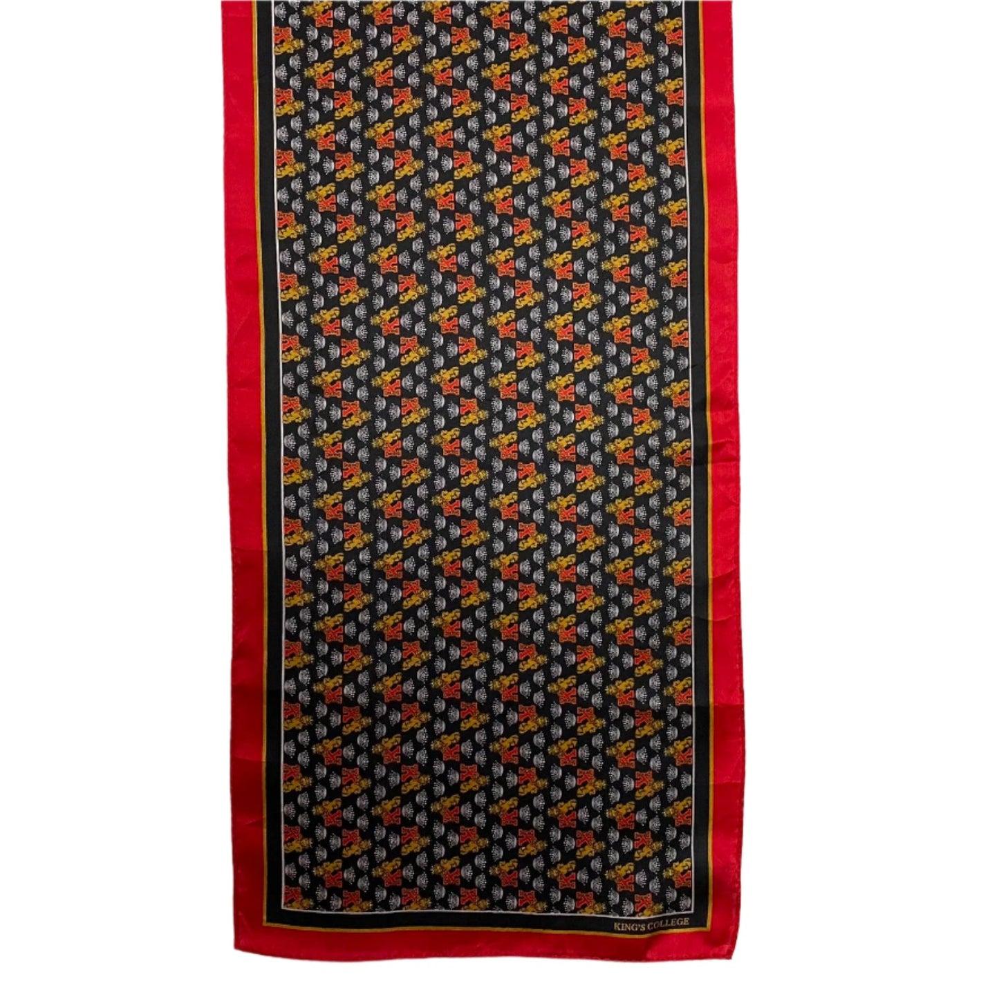 Kings College Logo Monogram Silk Scarf - Long – 5066