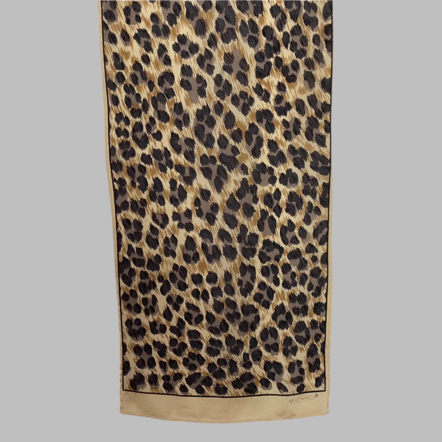 Echo Animal Print Silk Scarf - Long – 5068