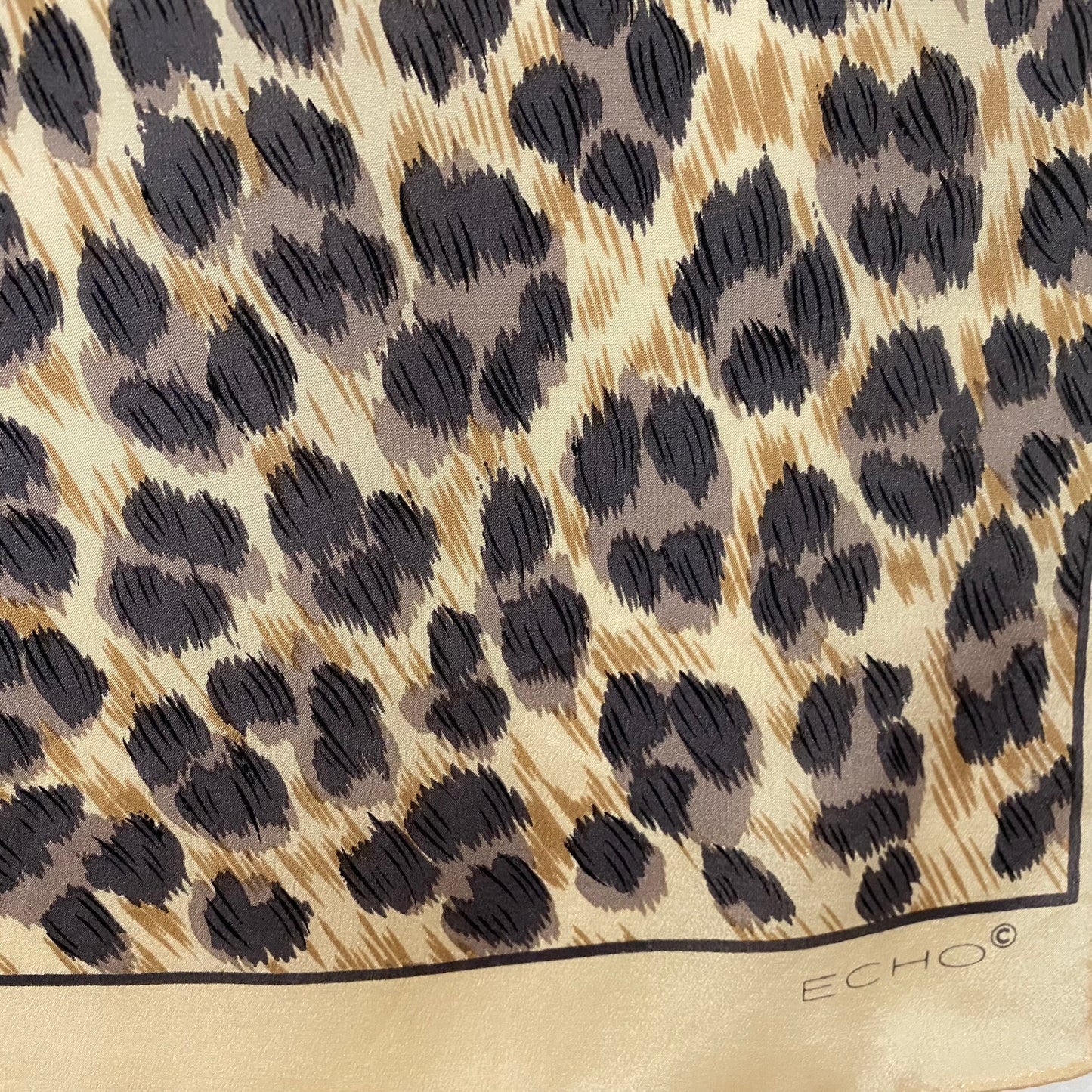 Echo Animal Print Silk Scarf - Long – 5068