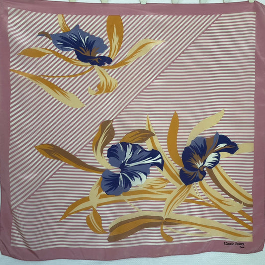 Claude Boissy Designer Silk Scarf - Square – 5079