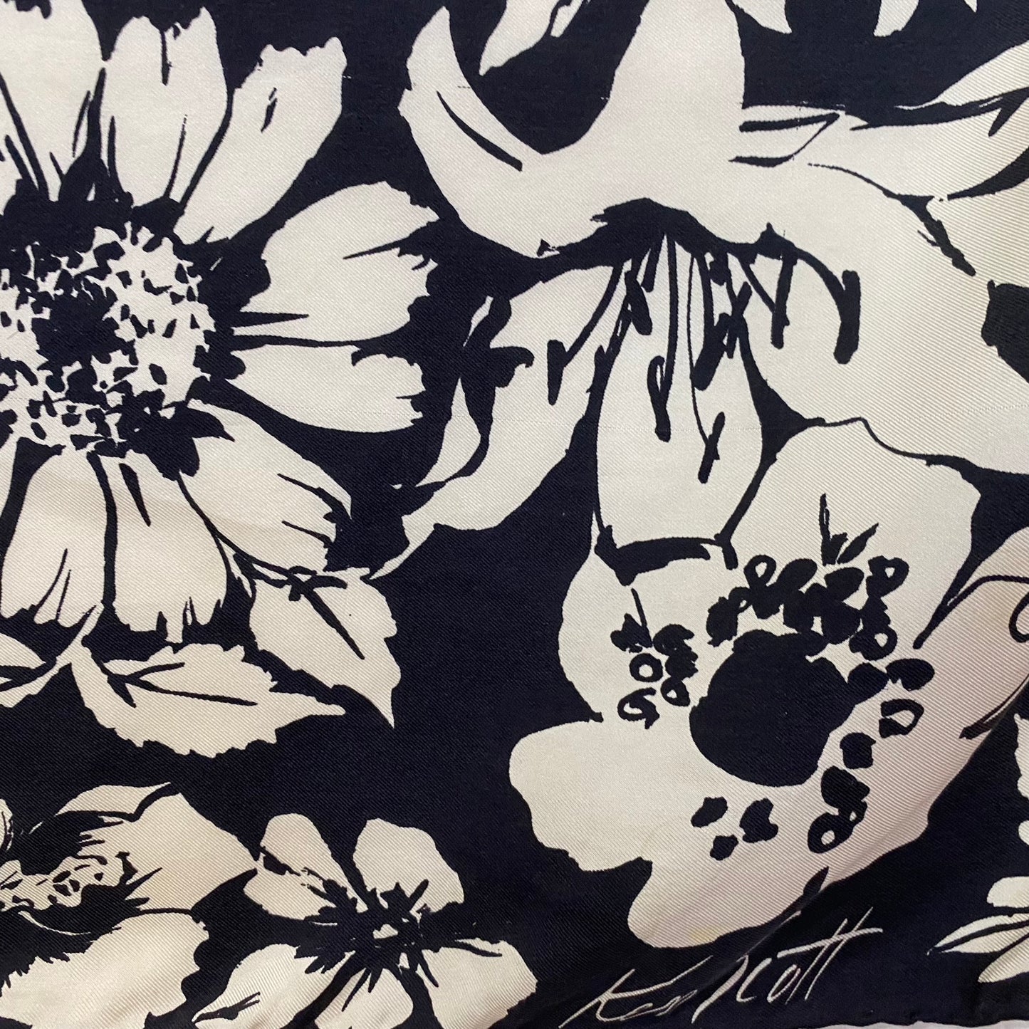 Ken Scott Floral Silk Scarf - Square - 5080