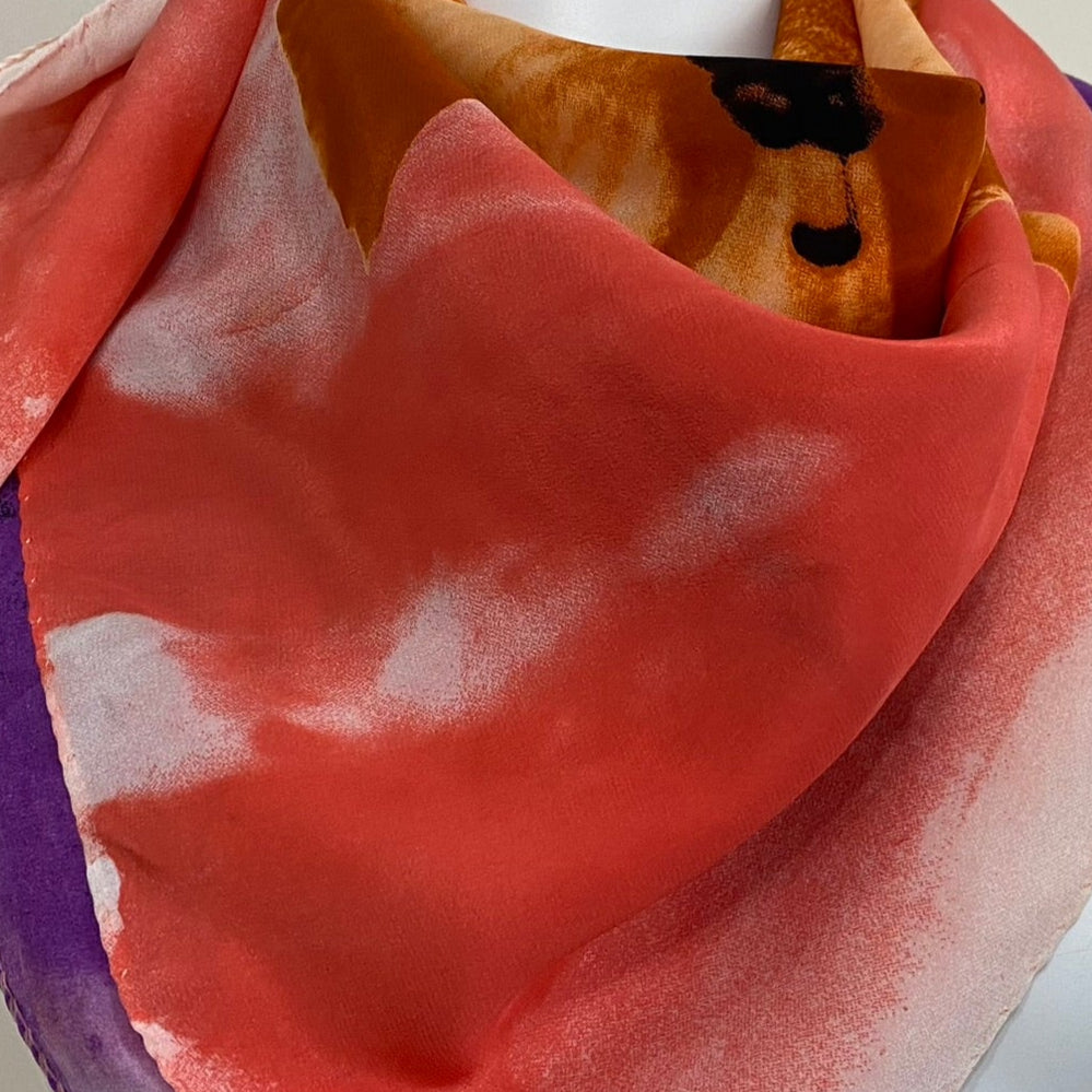 Cornelia James Designer Silk Scarf - Square – 5082