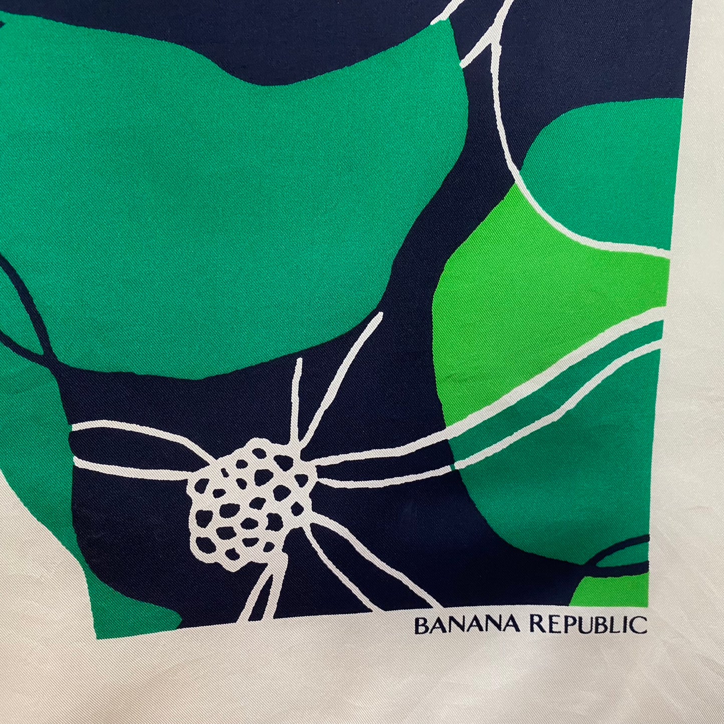 Banana Republic Floral Silk Scarf - Square - 5084