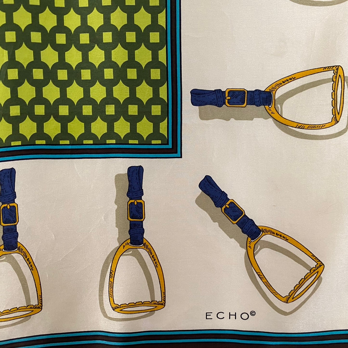 Echo Equestrian Silk Scarf - Square