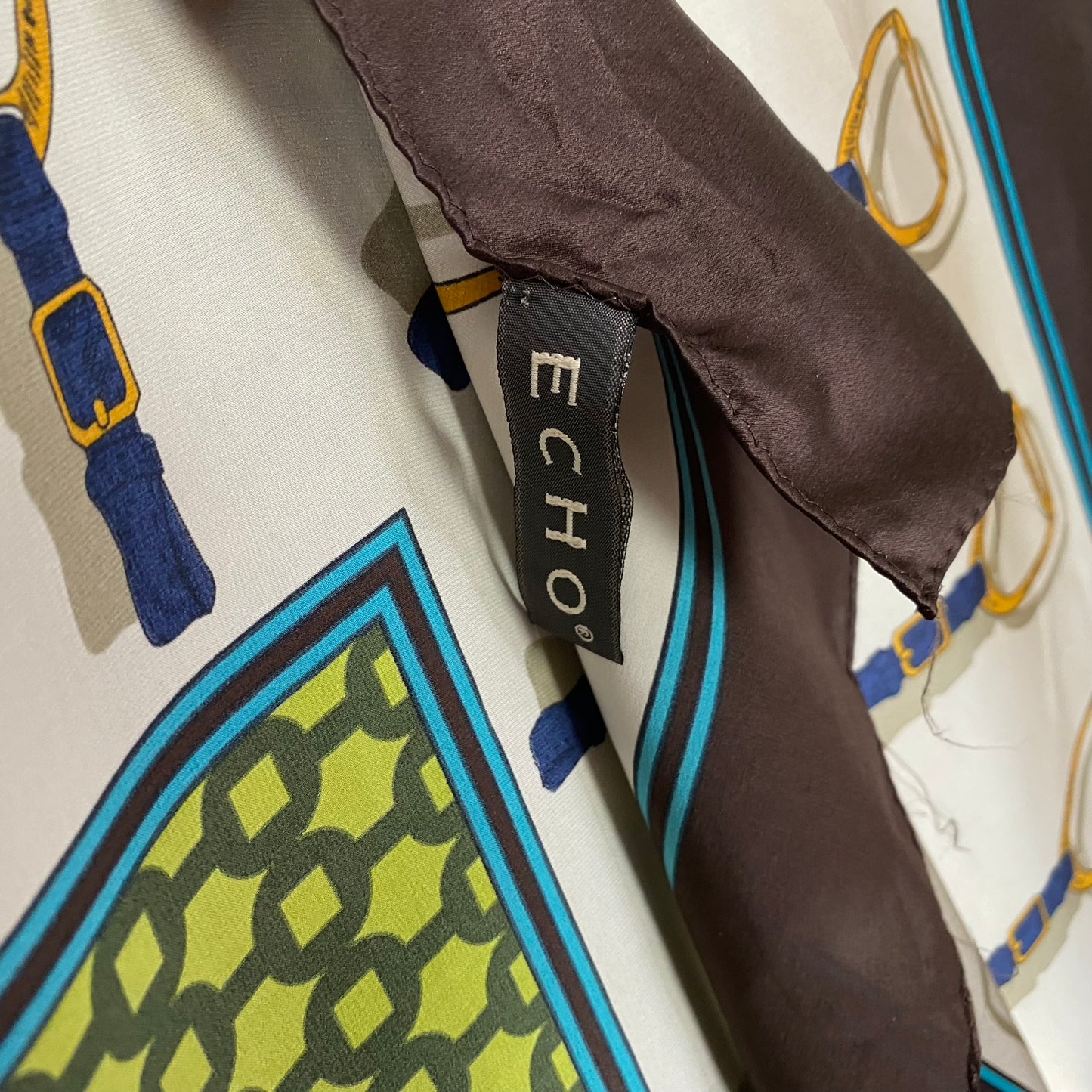 Echo Equestrian Silk Scarf - Square