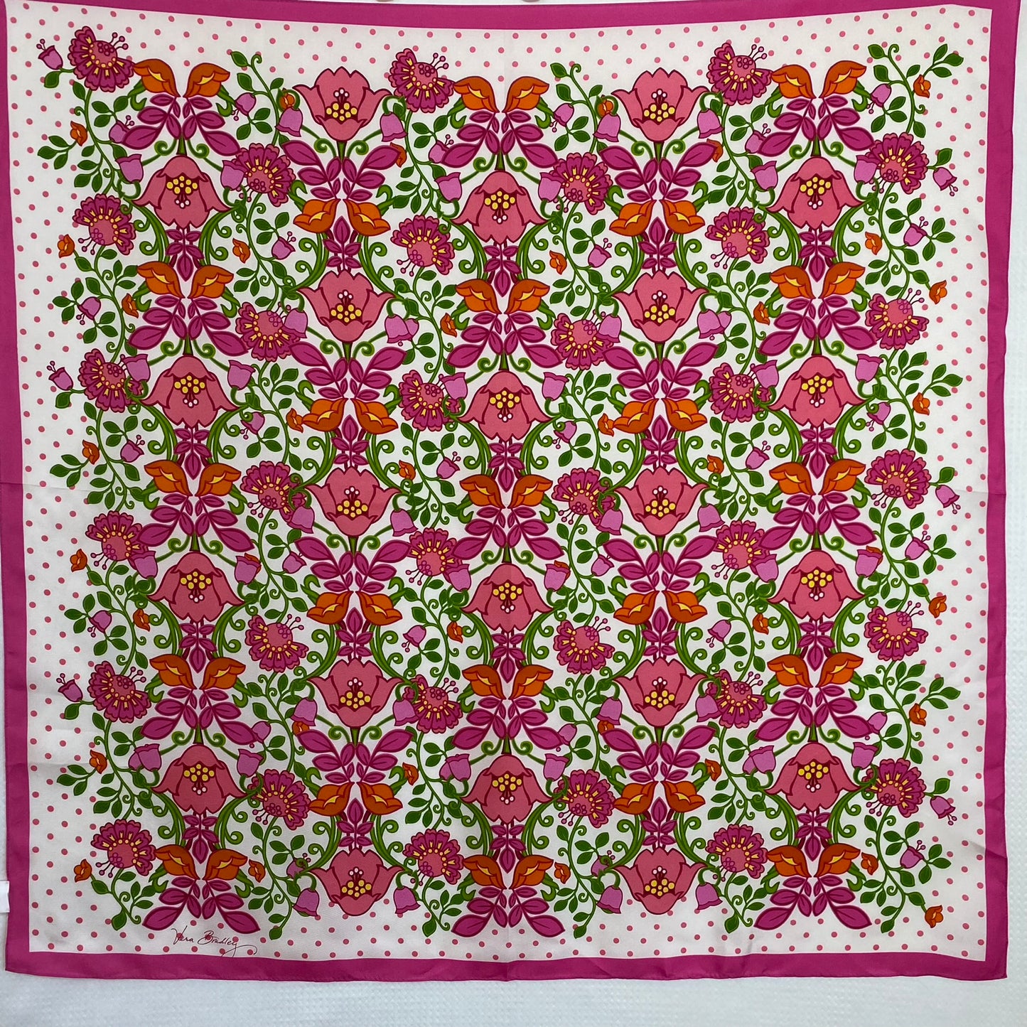 Vera Bradley Floral Silk Scarf - Square – 5091