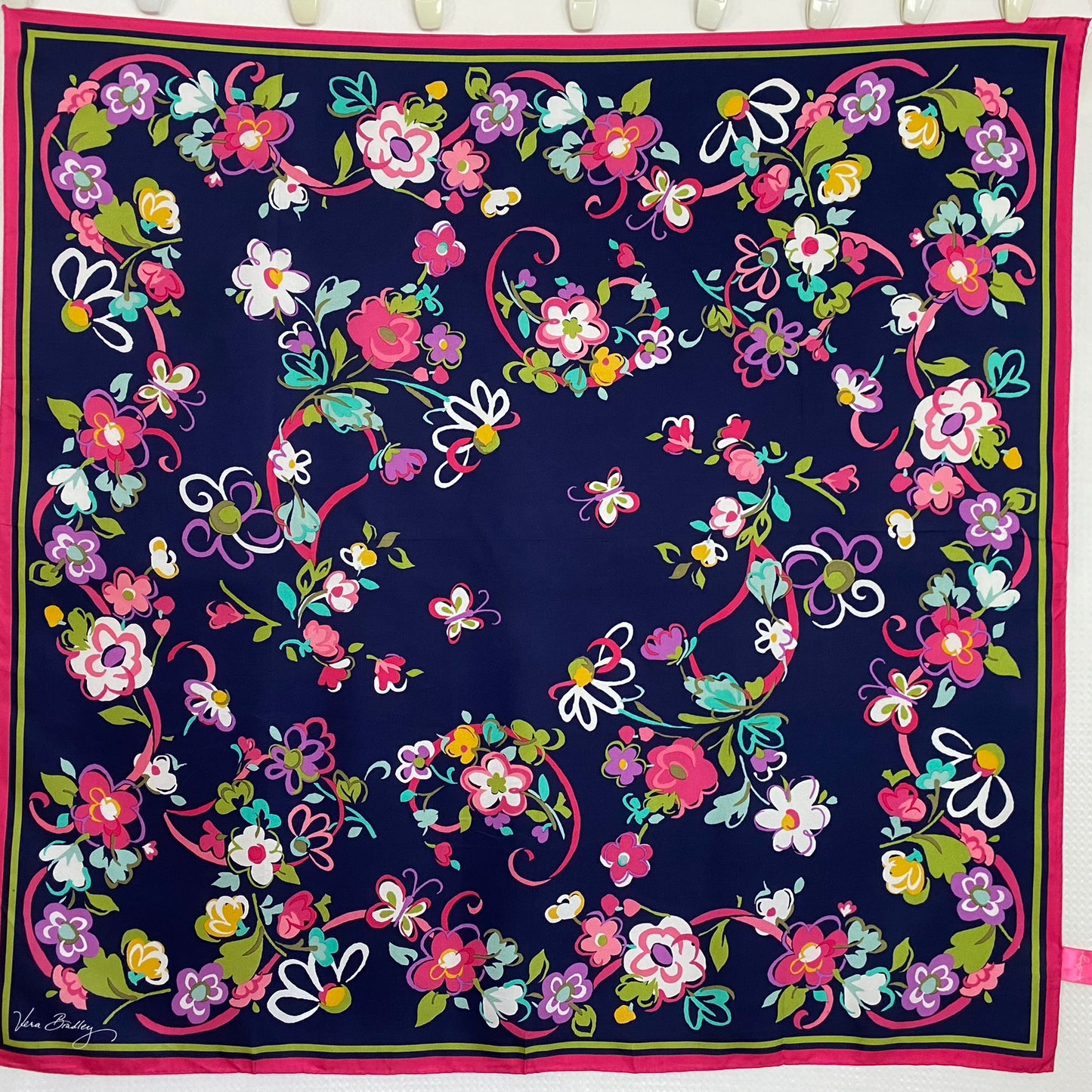 Vera Bradley Floral Silk Scarf - Square – 5094