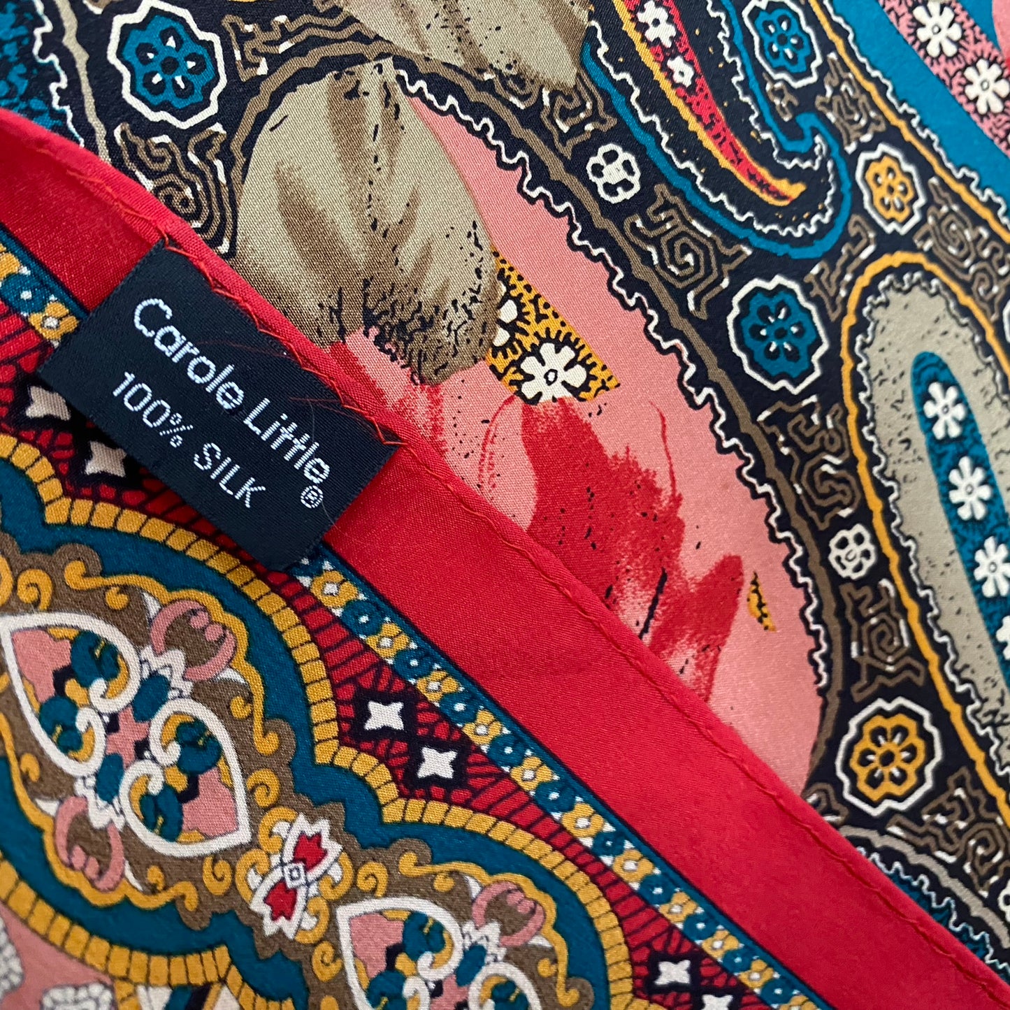 Carole Little Floral Paisley Art Silk Scarf - Square – 5095