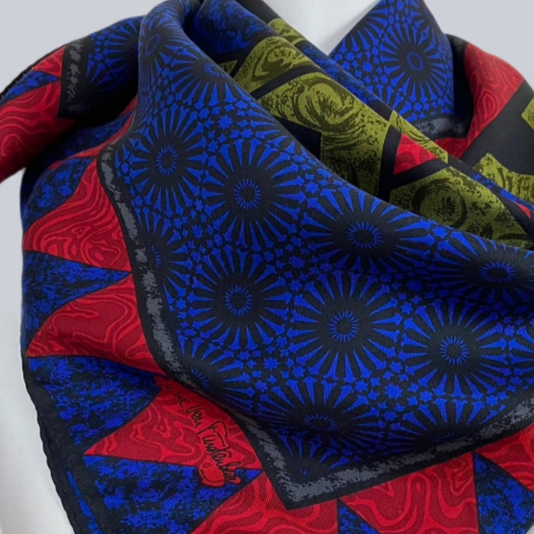 Diane von Furstenberg Art Silk Scarf - Square – 5096