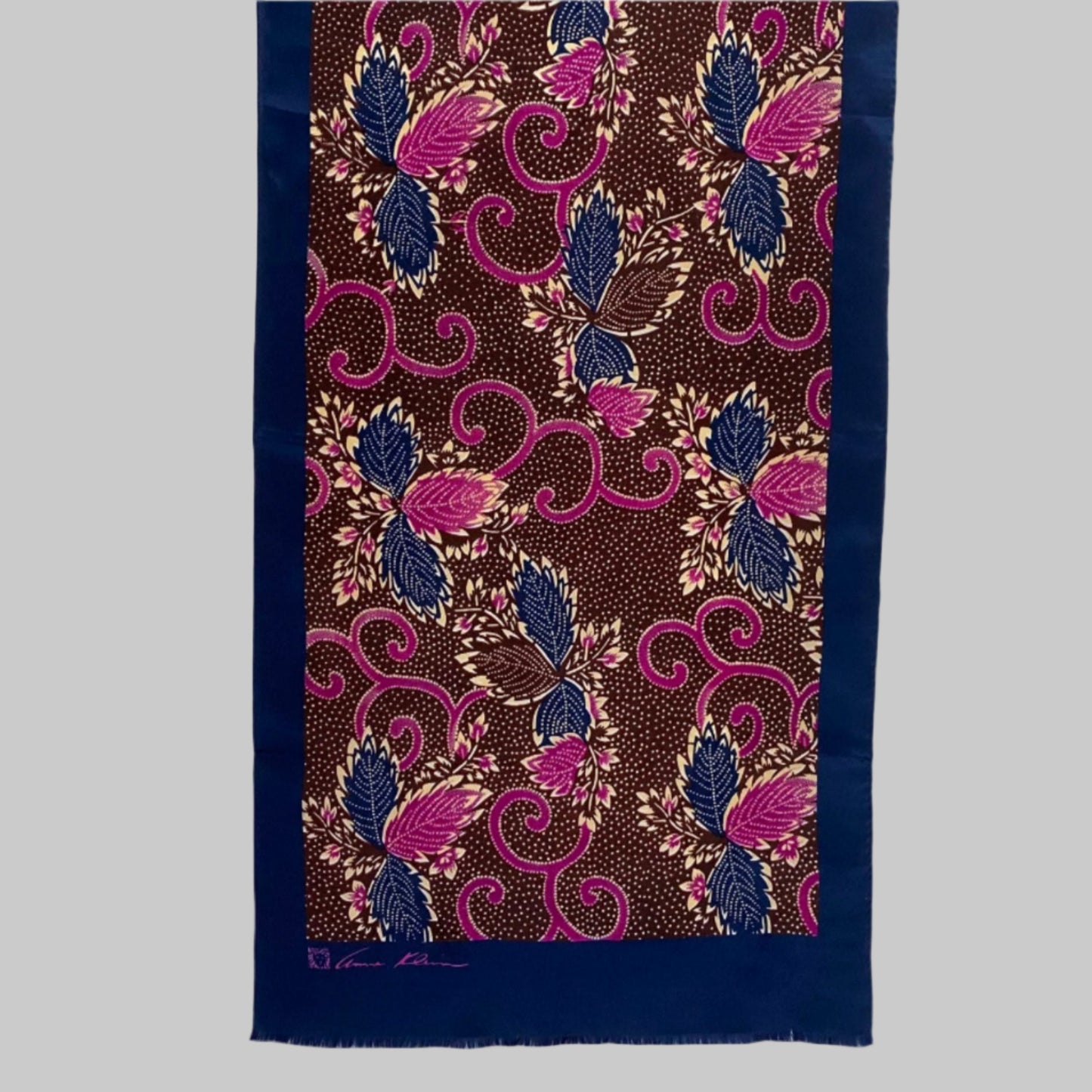 Anne Klein Floral Art Silk Scarf - Long - 5108