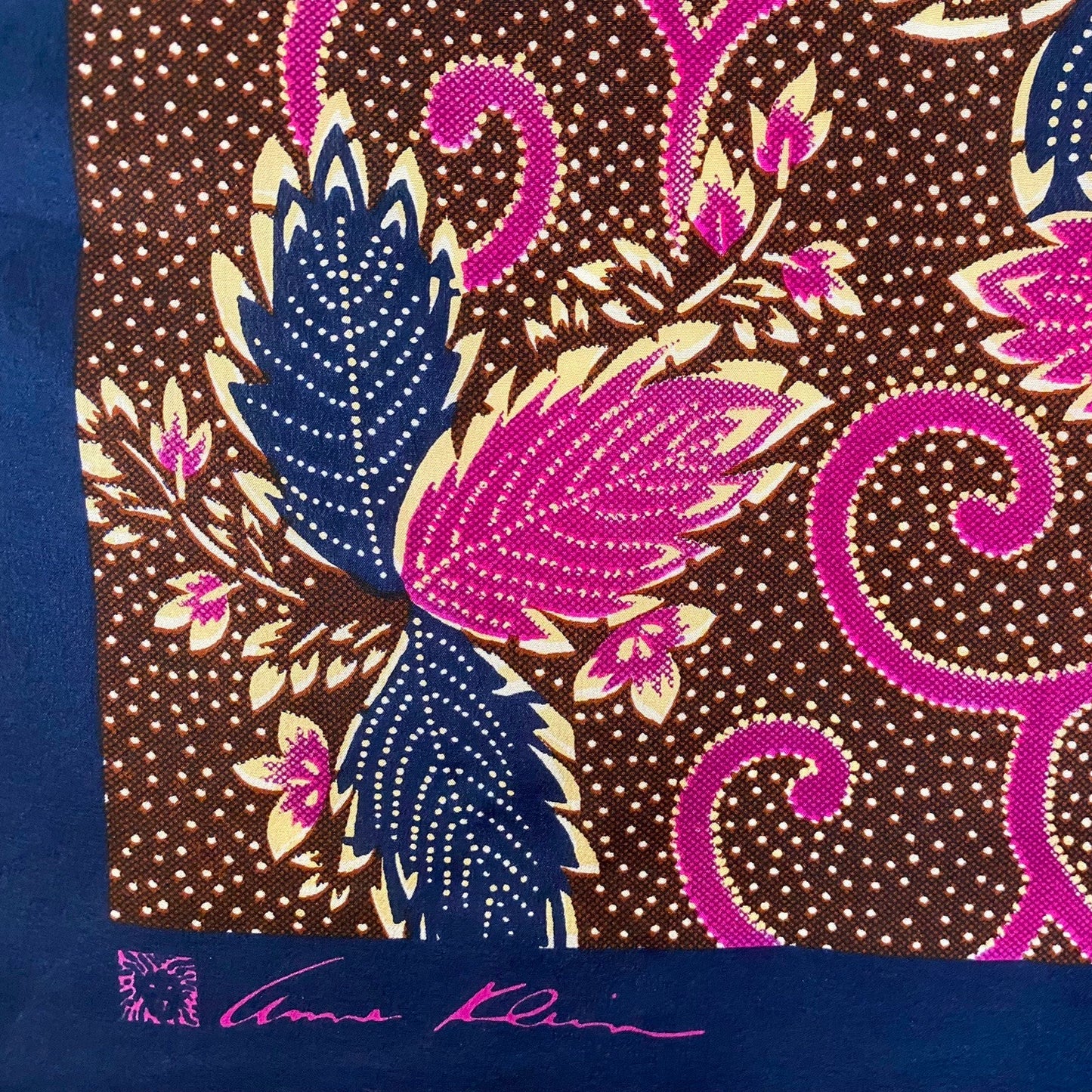 Anne Klein Floral Art Silk Scarf - Long - 5108