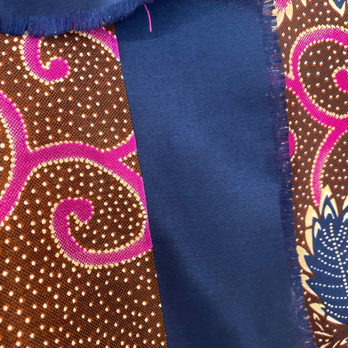 Anne Klein Floral Art Silk Scarf - Long - 5108