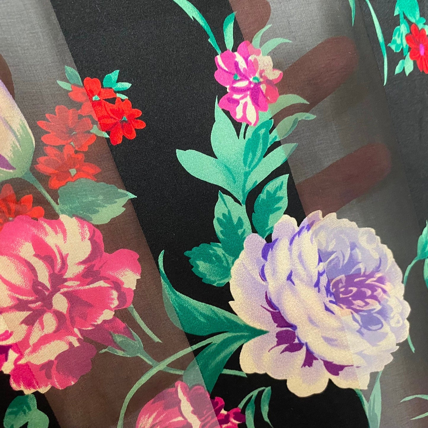 Jones New York Floral Silk Scarf - Long