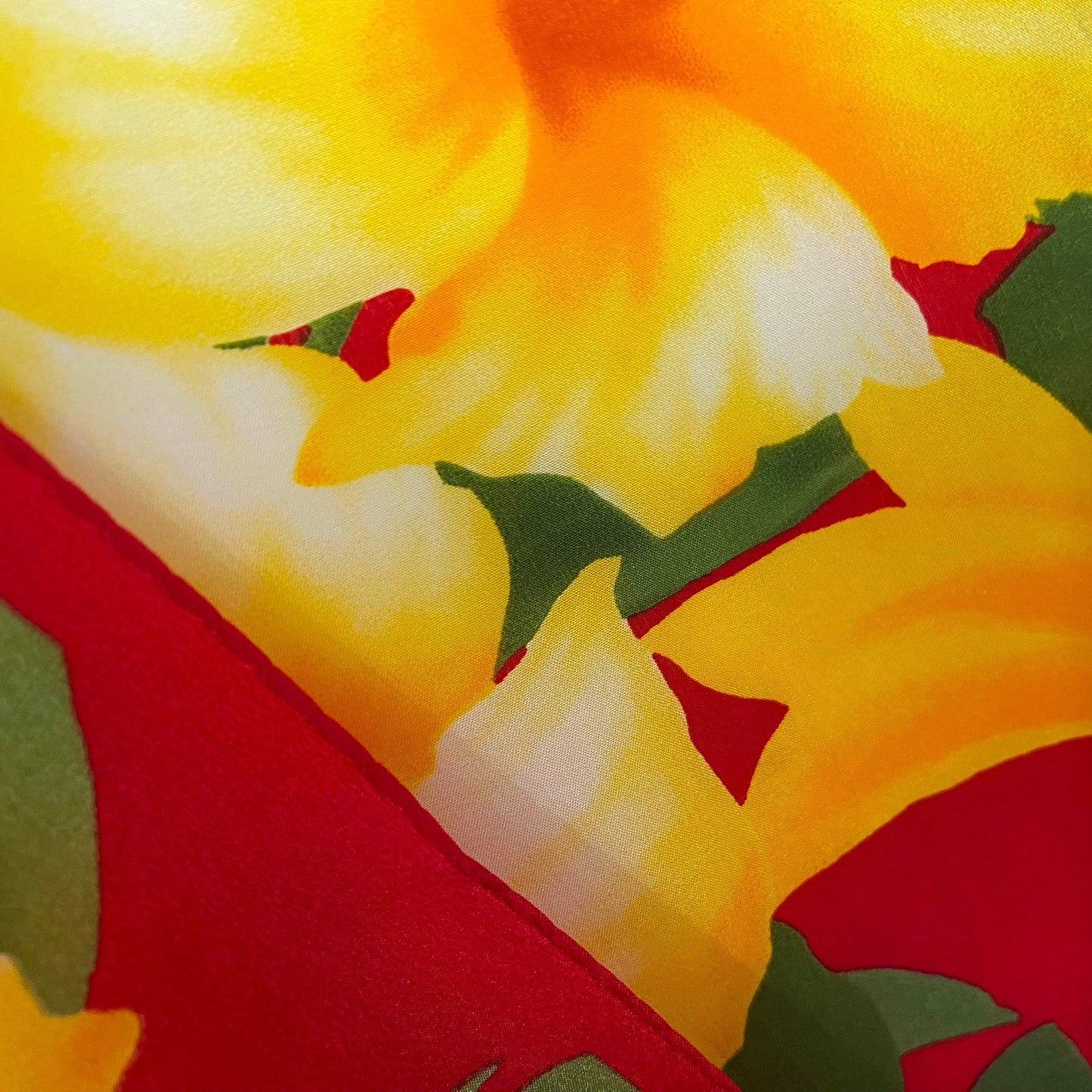 Adrienne Vittadini Floral Silk Scarf - Long - 5116