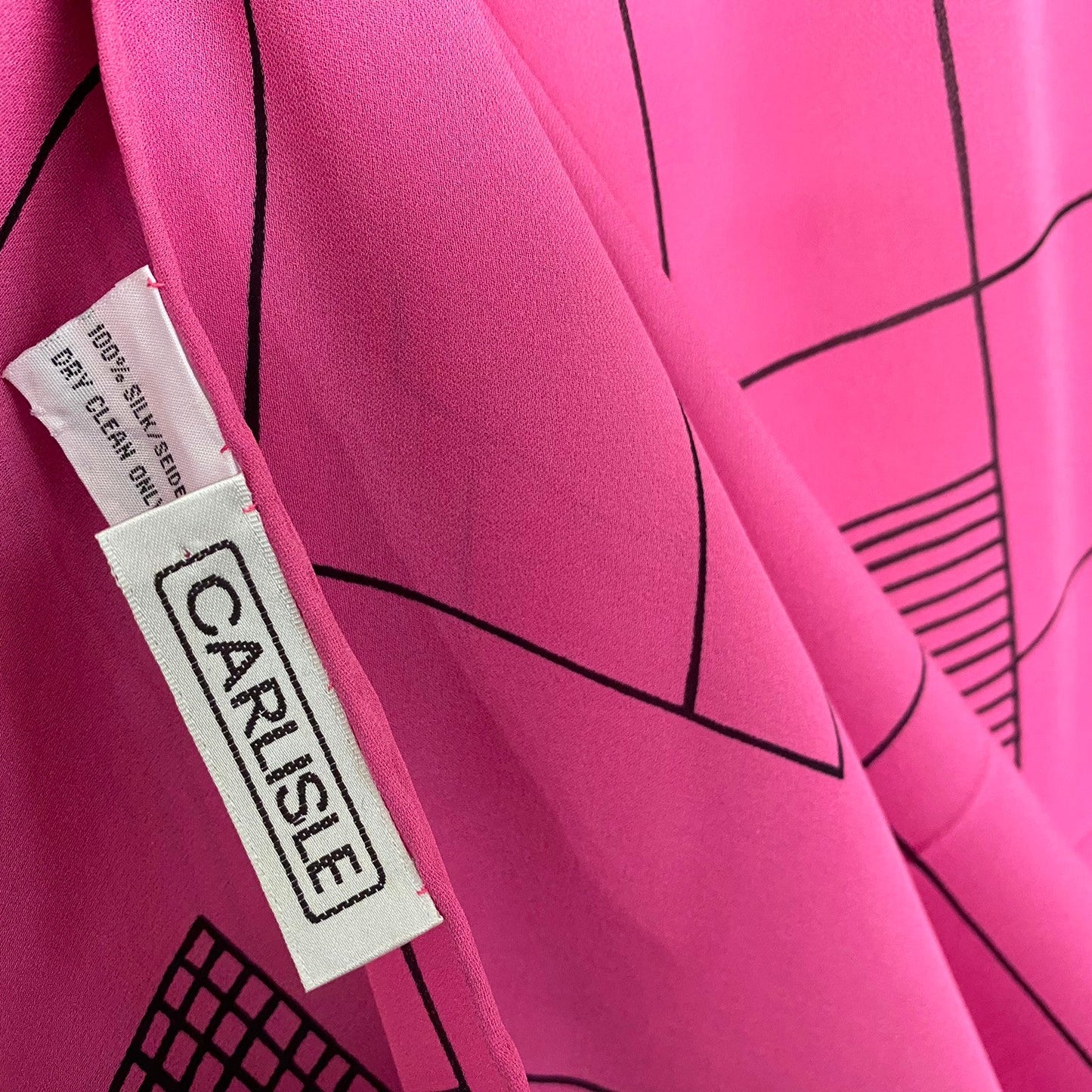 Carlisle Abstract Silk Scarf - Long – 5119