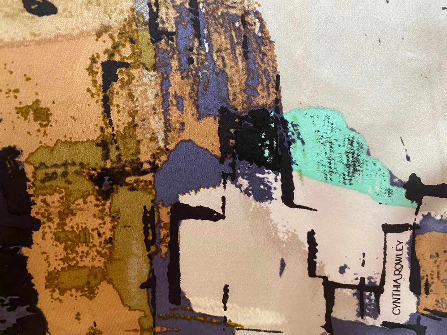 Cynthia Rowley Abstract Silk Scarf - Long – 5121