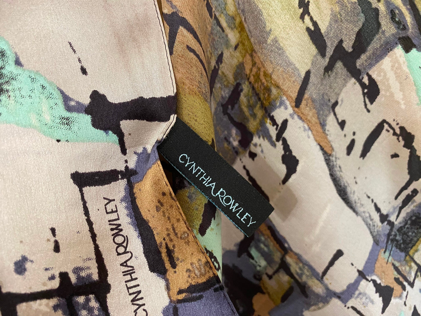 Cynthia Rowley Abstract Silk Scarf - Long – 5121