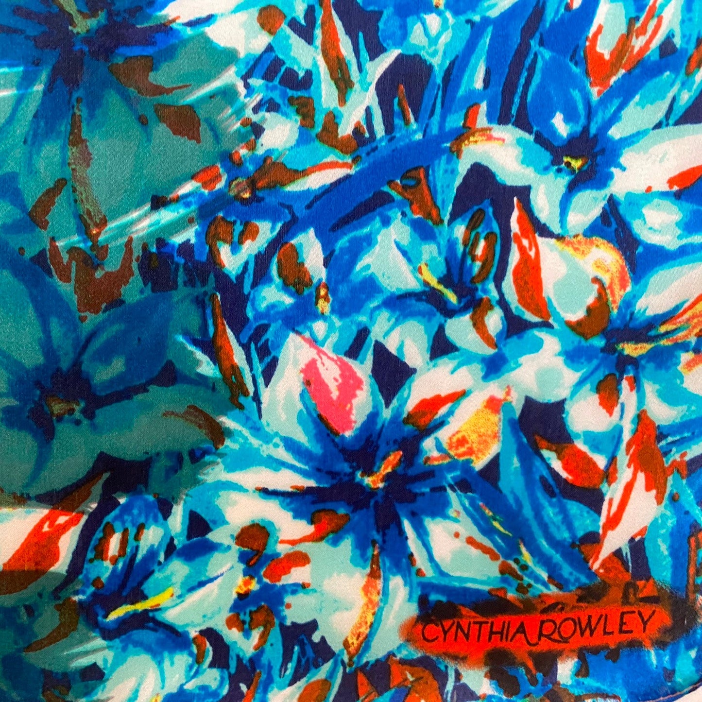 Cynthia Rowley Floral Silk Scarf - Long – 5122