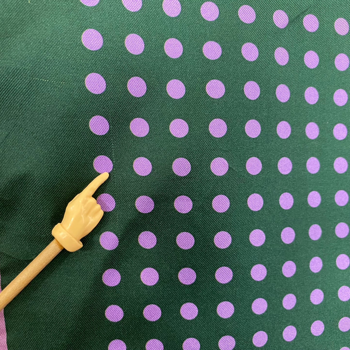 XMI Polka Dot Silk Mens 16" Pocket Hankie - Square - 5139