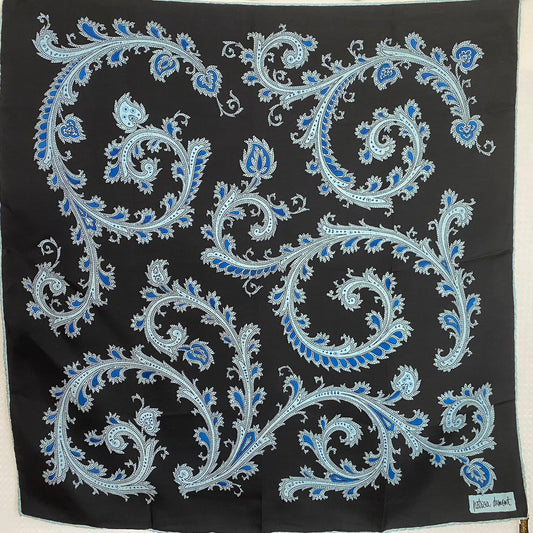 Patricia Dumont Paisley Silk 21" Pocket Square – Hankie - 5142