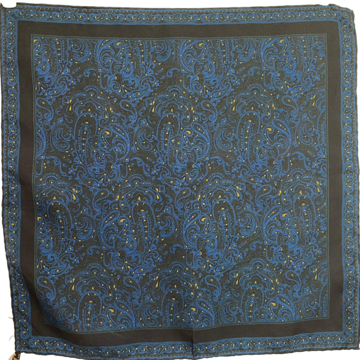 Ashear Paisley Silk Pocket Hankie - Square - 5144