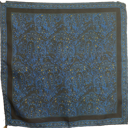 Ashear Paisley Silk Pocket Hankie - Square - 5144
