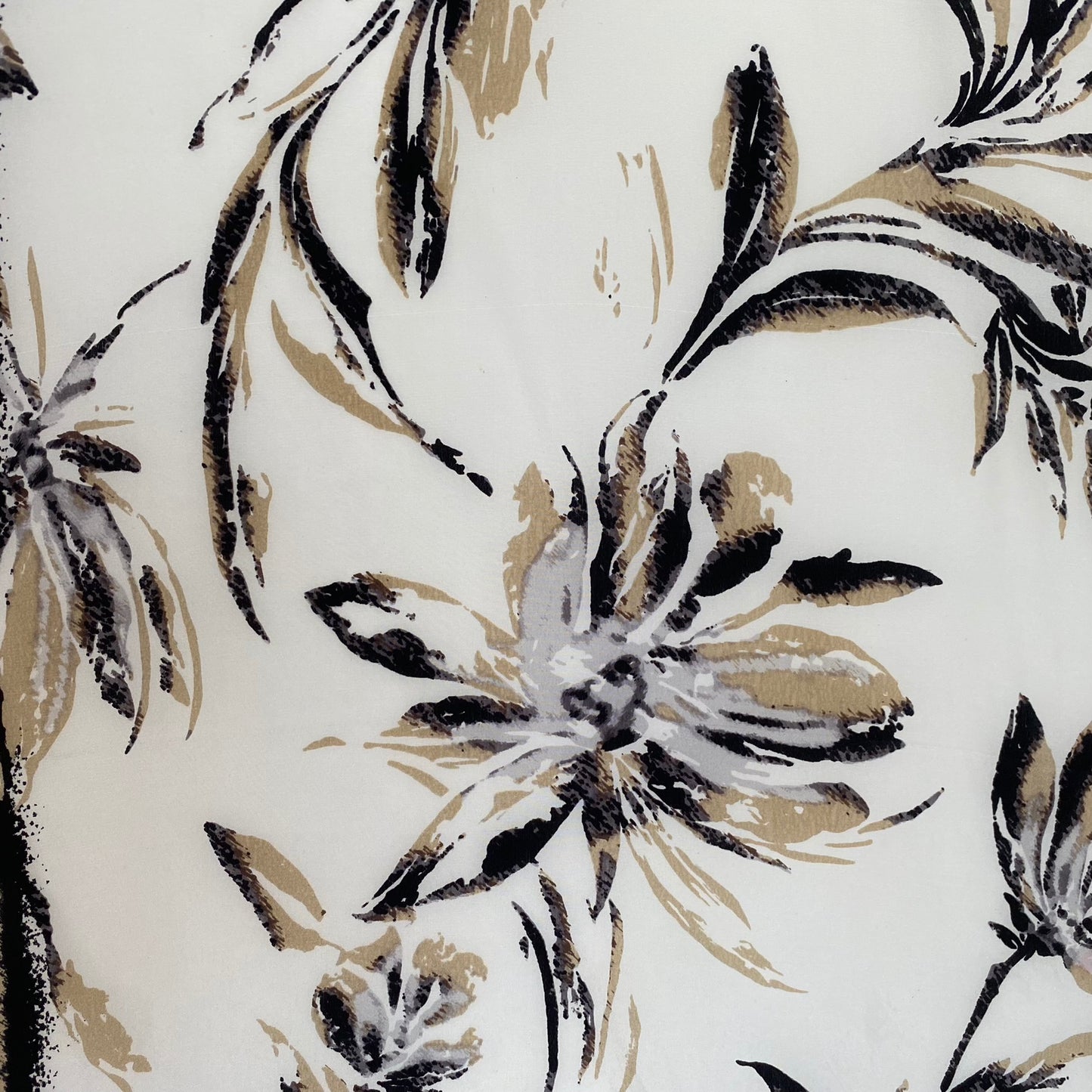 Anne Klein Floral Silk Scarf - Long