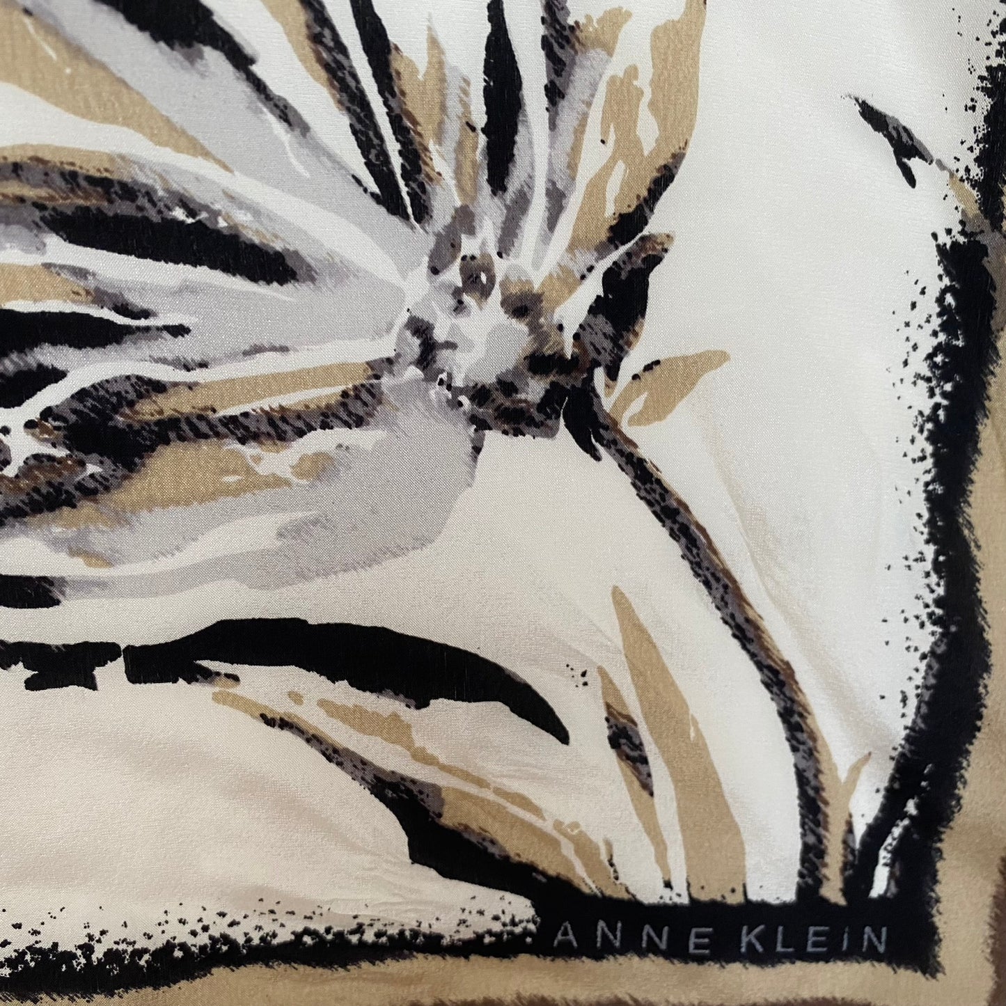 Anne Klein Floral Silk Scarf - Long