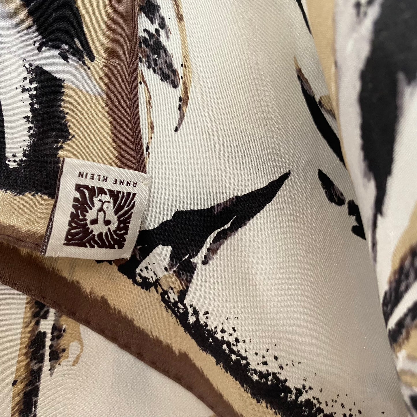 Anne Klein Floral Silk Scarf - Long
