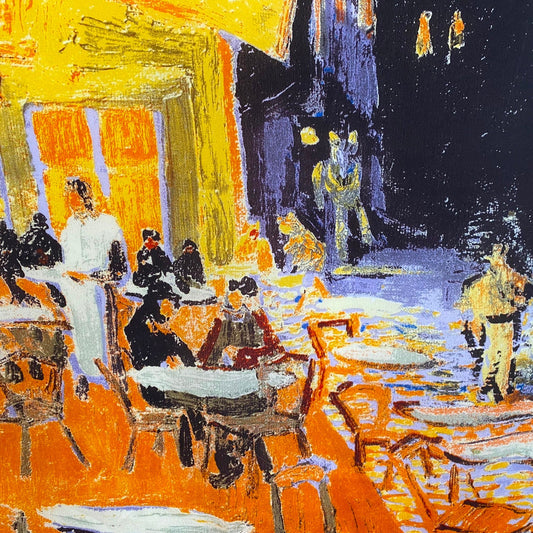 Van Gogh Cafe Art Silk Scarf - Long – 5158