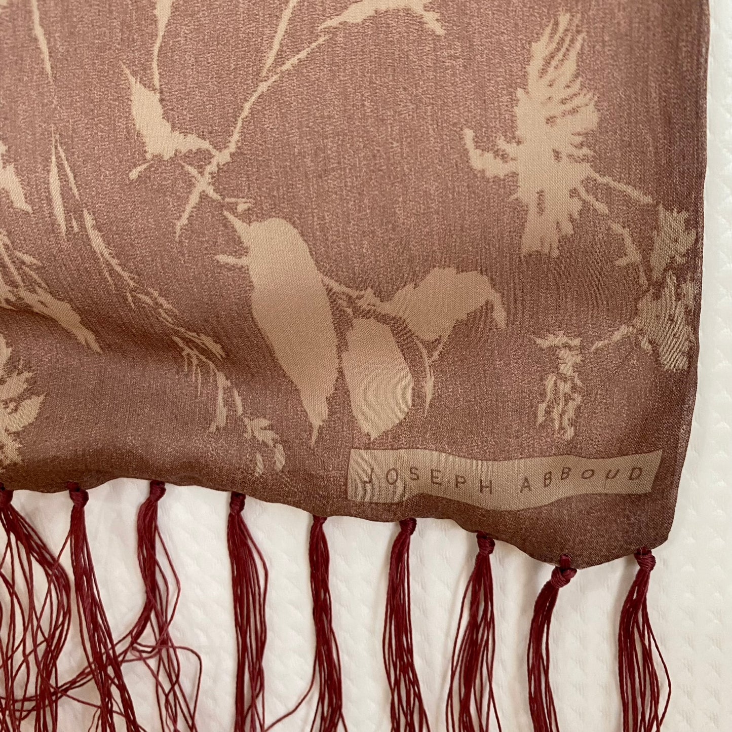 Joseph Abboud Floral Silk Scarf - Long – 5160