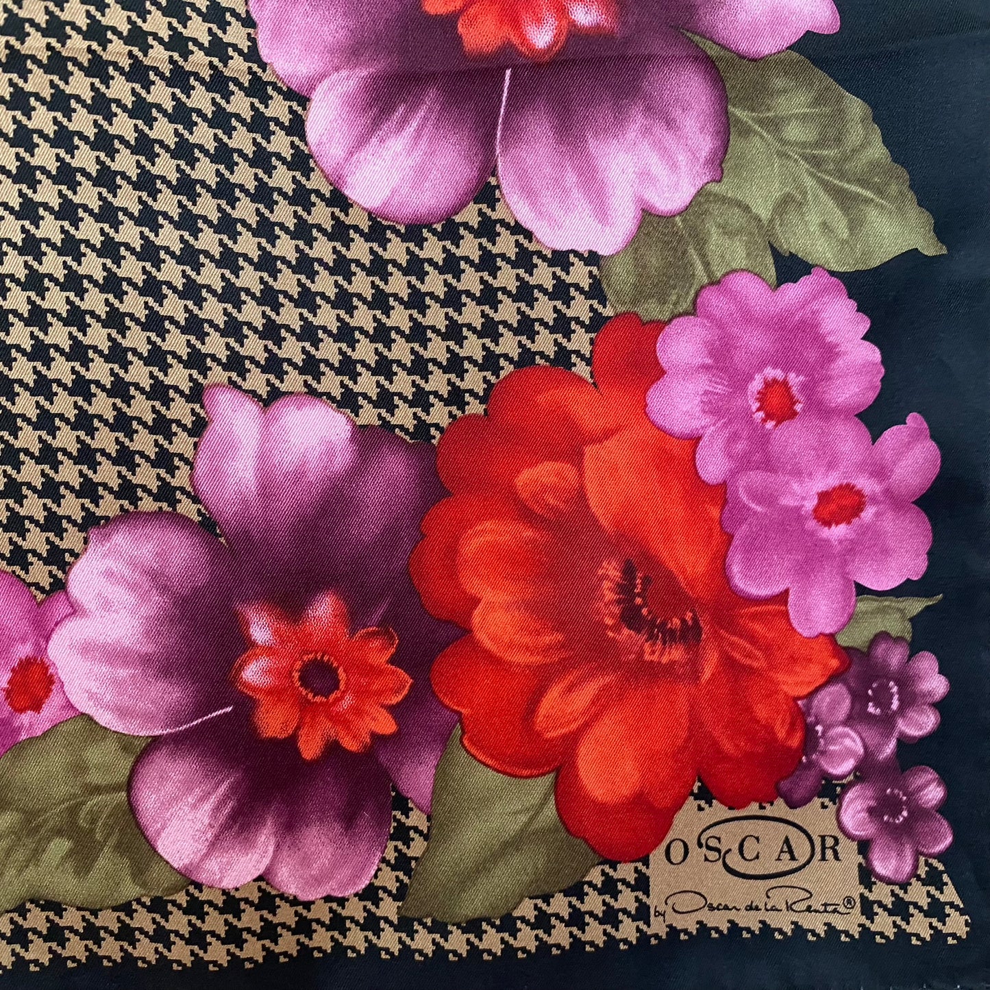 OSCAR DE LA RENTA Floral  Silk Scarf - Long