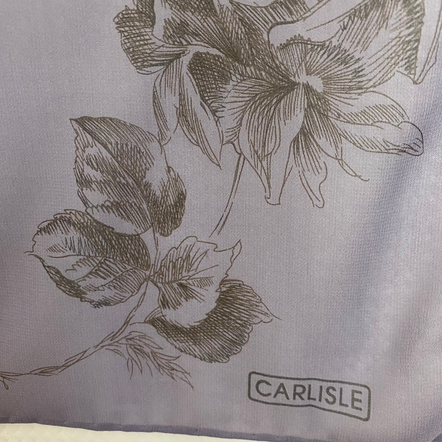Carlisle Floral Silk Scarf - Long – 5178