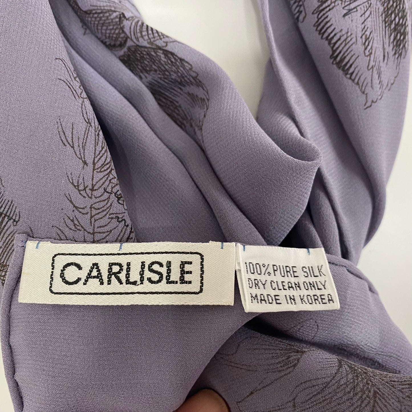 Carlisle Floral Silk Scarf - Long – 5178